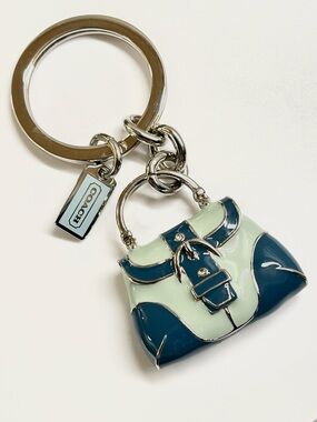 Coach Handbag Key Fob/Bag Charm EUC